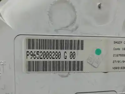 Peça sobressalente para automóvel em segunda mão quadrante por citroen c3 1.4 hdi cool referências oem iam p9652008280  p9652008280