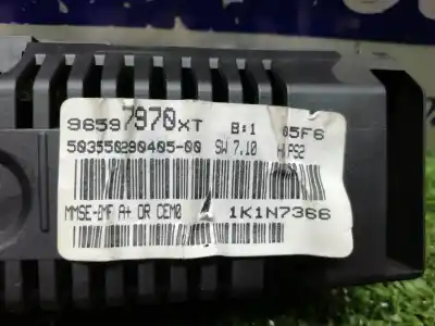 Second-hand car spare part multifunction display for citroen c2 audace oem iam references 96597970xt  96597970xt