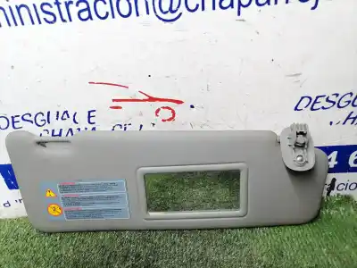 Peça sobressalente para automóvel em segunda mão para-sol direito por dacia logan ambiance referências oem iam 