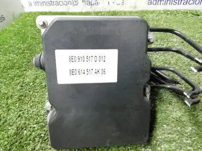 Peça sobressalente para automóvel em segunda mão abs por audi a4 berlina (8e) 2.0 referências oem iam 8e0614517ak 8e0910517d 0265234336