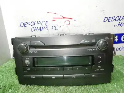 Peça sobressalente para automóvel em segunda mão sistema de áudio / rádio cd por toyota auris luna referências oem iam 8612002520