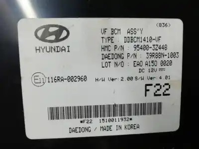 Second-hand car spare part electronic module for hyundai i40 style oem iam references 954003z448  954003z448