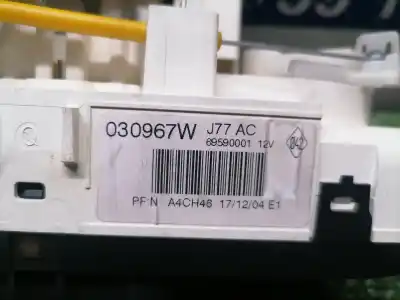 Pièce détachée automobile d'occasion commande de chauffage / climatisation pour renault modus confort dynamique références oem iam   69590001