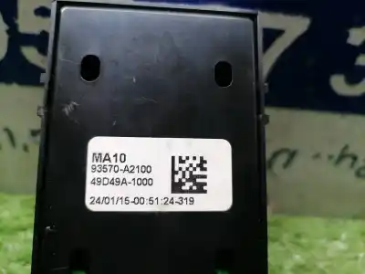 Peça sobressalente para automóvel em segunda mão botão / interruptor elevador vidro dianteiro esquerdo por kia cee´d business referências oem iam 93570a2100  93570a2100