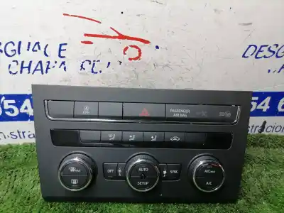 Second-hand car spare part heating / air conditioning control panel for seat leon (5f1) i-tech oem iam references 5f0907044h