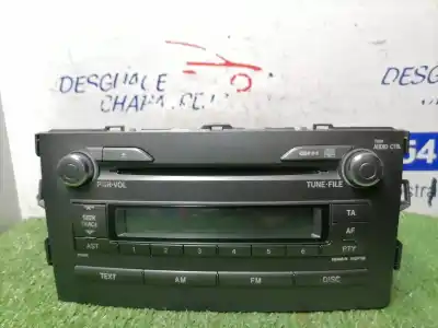 Peça sobressalente para automóvel em segunda mão sistema de áudio / rádio cd por toyota auris luna referências oem iam 8612002520
