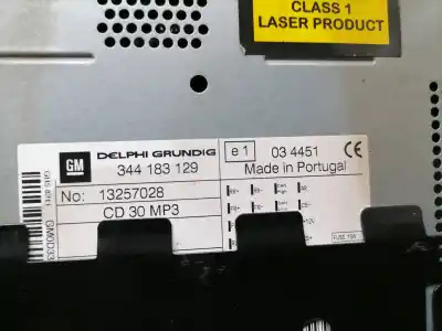 Автозапчастина б/у аудіо система / радіо cd для opel corsa d ´´111 years´´ посилання на oem iam 1325028  1325028