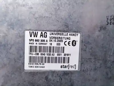 Second-hand car spare part electronic module for seat leon (1p1) 1.6 oem iam references 5p0862335a  5p0862335a