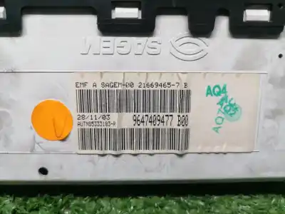 Second-hand car spare part multifunction display for citroen c3 1.4 hdi cool oem iam references 9647409477  9647409477