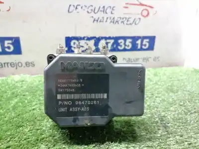 Pezzo di ricambio per auto di seconda mano abs per chevrolet aveo ls riferimenti oem iam 96470261  96470254