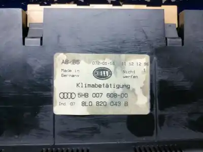 Pezzo di ricambio per auto di seconda mano controllo climatico per audi a3 (8l) 1.8 ambiente riferimenti oem iam 8l0820043b  8l0820043b