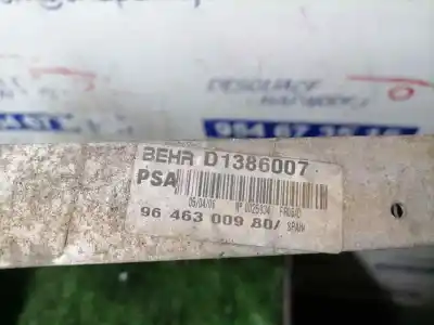 Second-hand car spare part intercooler for citroen c6 básico oem iam references 9646300980  9646300980