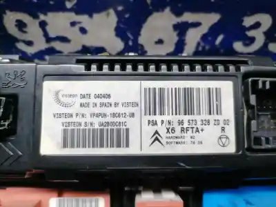 Second-hand car spare part climate control for citroen c6 básico oem iam references 96573328zd  96573328zd