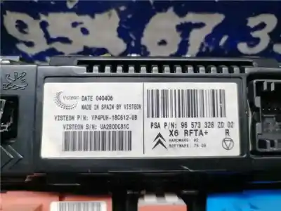 Second-hand car spare part climate control for citroen c6 (td_) 2.7 hdi oem iam references 96573328zd  96573328zd