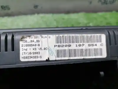 Gebrauchtes Autoersatzteil instrumententafel zum renault scenic ii authentique oem-iam-referenzen p8200107954c  p8200107954c