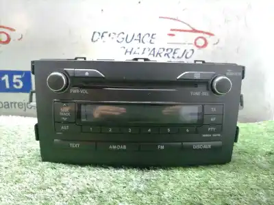 Peça sobressalente para automóvel em segunda mão sistema de áudio / rádio cd por toyota auris luna+ referências oem iam 8612002a50