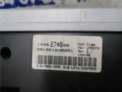 Second-hand car spare part dashboard for citroen c8 2.0 hdi fap oem iam references 1496274080  1496274080