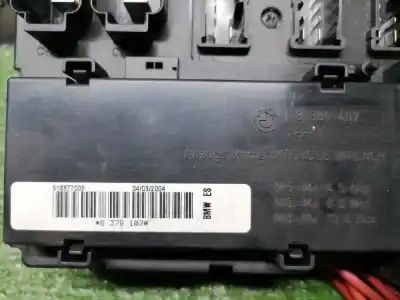 Second-hand car spare part fuse box unit for bmw x5 (e53) 3.0i oem iam references 8380407  8378107