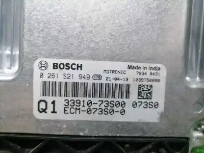 Second-hand car spare part ecu engine control for suzuki swift (az) basic oem iam references 3391073s00  0261s21949
