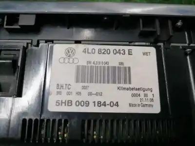 Автозапчасти б/у отопление / кондиционирование воздуха за audi q7 (4l) 3.0 v6 24v tdi ссылки oem iam 5hb009184  4l0820043e