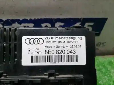 Second-hand car spare part climate control for audi a4 berlina (8e) 1.9 tdi oem iam references 8e0820043  8e0820043