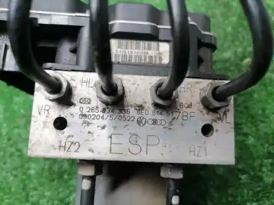 Peça sobressalente para automóvel em segunda mão abs por seat exeo berlina (3r2) reference referências oem iam 0265234336 8e0614517bf 8e0910517h