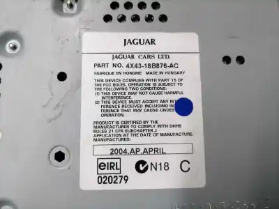 Автозапчасти б/у аудиосистема / радио cd за jaguar x-type 2.0 d classic ссылки oem iam 4x4318b876ac  4x4318b876ac