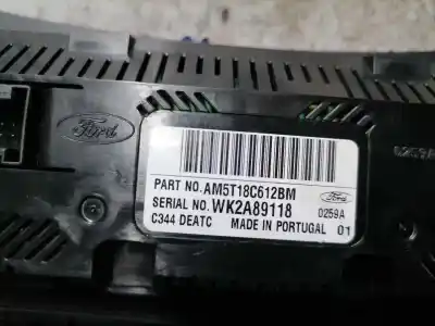 Second-hand car spare part heating / air conditioning control panel for ford c-max edition oem iam references am5t18c612bm  am5t18c612bm