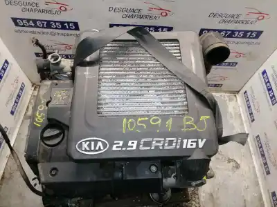 Second-hand car spare part complete engine for kia carnival ii 2.9 crdi cat oem iam references   