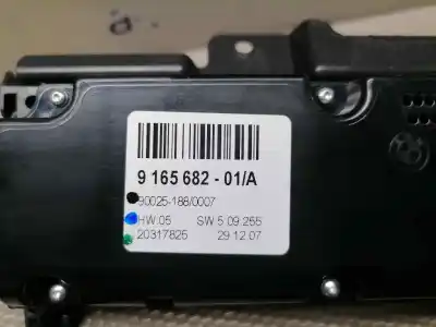 Second-hand car spare part heating / air conditioning control panel for bmw x5 (e70) 3.0sd oem iam references 9165682  9165682
