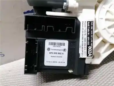Peça sobressalente para automóvel em segunda mão elevador de vidros dianteiro direito por audi a3 (8p) 1.9 tdi ambiente referências oem iam 8p0959802a  8p0959802a