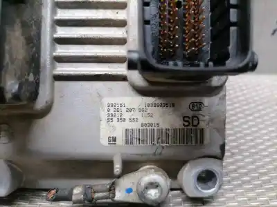 Pezzo di ricambio per auto di seconda mano centralina motore per opel corsa c blue line riferimenti oem iam 55350552  0261207962