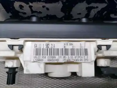Peça sobressalente para automóvel em segunda mão comando de sofagem (chauffage / ar condicionado)  por mini mini (r50,r53) one referências oem iam 69432203  64111502214