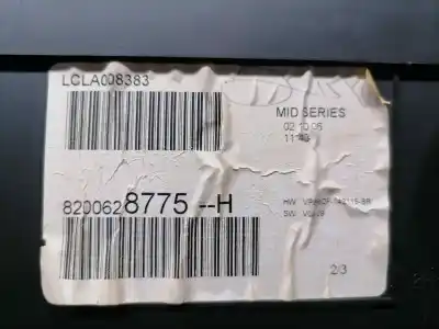 Peça sobressalente para automóvel em segunda mão quadrante por renault clio iii imusic confort dynamique referências oem iam 8200628775h  8200628775h