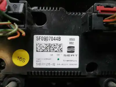 Автозапчастина б/у контроль опалення / кондиціонації для seat leon (5f1) emoción посилання на oem iam 5f0907044b  5f0907044b