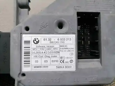 Second-hand car spare part ignition switch for bmw serie 7 (e65/e66) 730d oem iam references 61326933213  61326933213