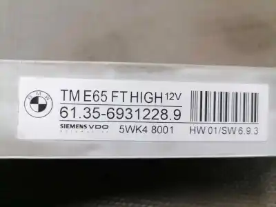 Second-hand car spare part comfort module for bmw serie 7 (e65/e66) 730d oem iam references 5wk48001  613569312289