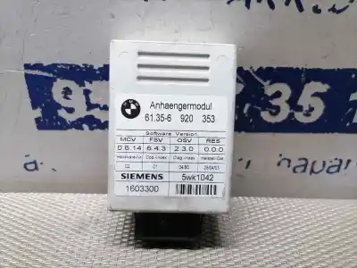 Peça sobressalente para automóvel em segunda mão módulo eletrônico por bmw serie 7 (e65/e66) 730d referências oem iam 5wk1042