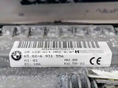 Second-hand car spare part multifunction display for bmw serie 7 (e65/e66) 730d oem iam references 65826931556  65826931556