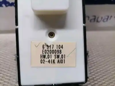 Second-hand car spare part left front power window switch for bmw serie 7 (e65/e66) 730d oem iam references 6917104  6917104