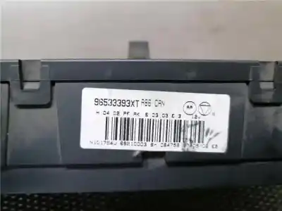 Peça sobressalente para automóvel em segunda mão comando de sofagem (chauffage / ar condicionado) por citroen c3 (f desde 11/2001) 1.1 8v referências oem iam 96533393xt  96533393xt