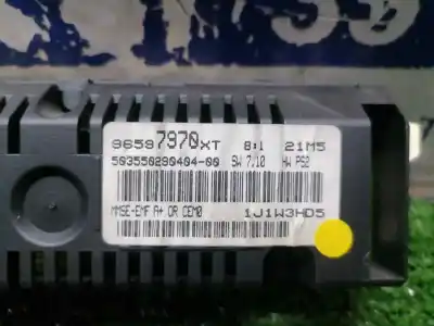 Second-hand car spare part multifunction display for citroen c2 cool oem iam references 96597970xt  96597970xt