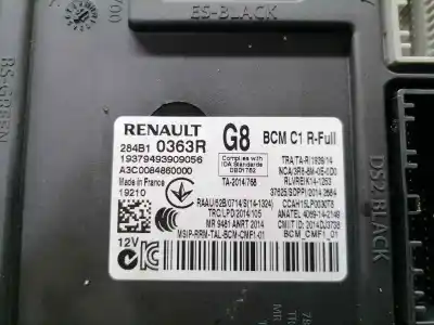İkinci el araba yedek parçası elektronik modül için renault megane iv berlina 5p business oem iam referansları bcm c1 r  284b10363r