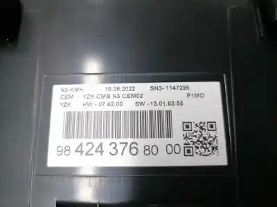 Peça sobressalente para automóvel em segunda mão quadrante por opel crossland x design line referências oem iam 9842437680  9842437680