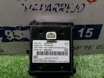 Second-hand car spare part multifunction switch for renault laguna iii dynamique tomtom oem iam references 253b00004r  253b00004r