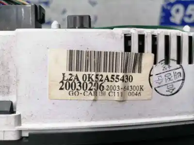 Peça sobressalente para automóvel em segunda mão quadrante por kia carnival ii 2.9 crdi cat referências oem iam 200364300k  0k52a55430