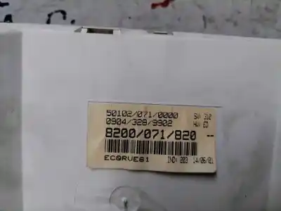 Автозапчастина б/у панель інструментів для renault megane i scenic (ja0) 1.9 dti diesel cat посилання на oem iam 8200071820  8200071820