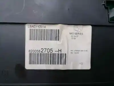 Peça sobressalente para automóvel em segunda mão quadrante por renault clio iii authentique referências oem iam 8200582705  8200582705