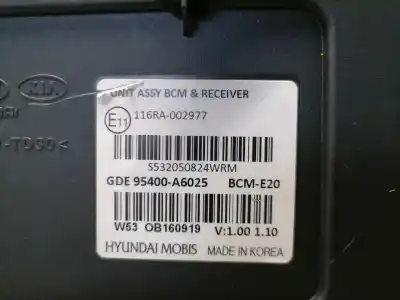 Second-hand car spare part electronic module for hyundai i30 (gd) style oem iam references bcm e20  95400a6025