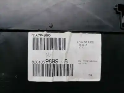 Second-hand car spare part dashboard for renault clio iii exception oem iam references 8201059899 b  8201059899 b